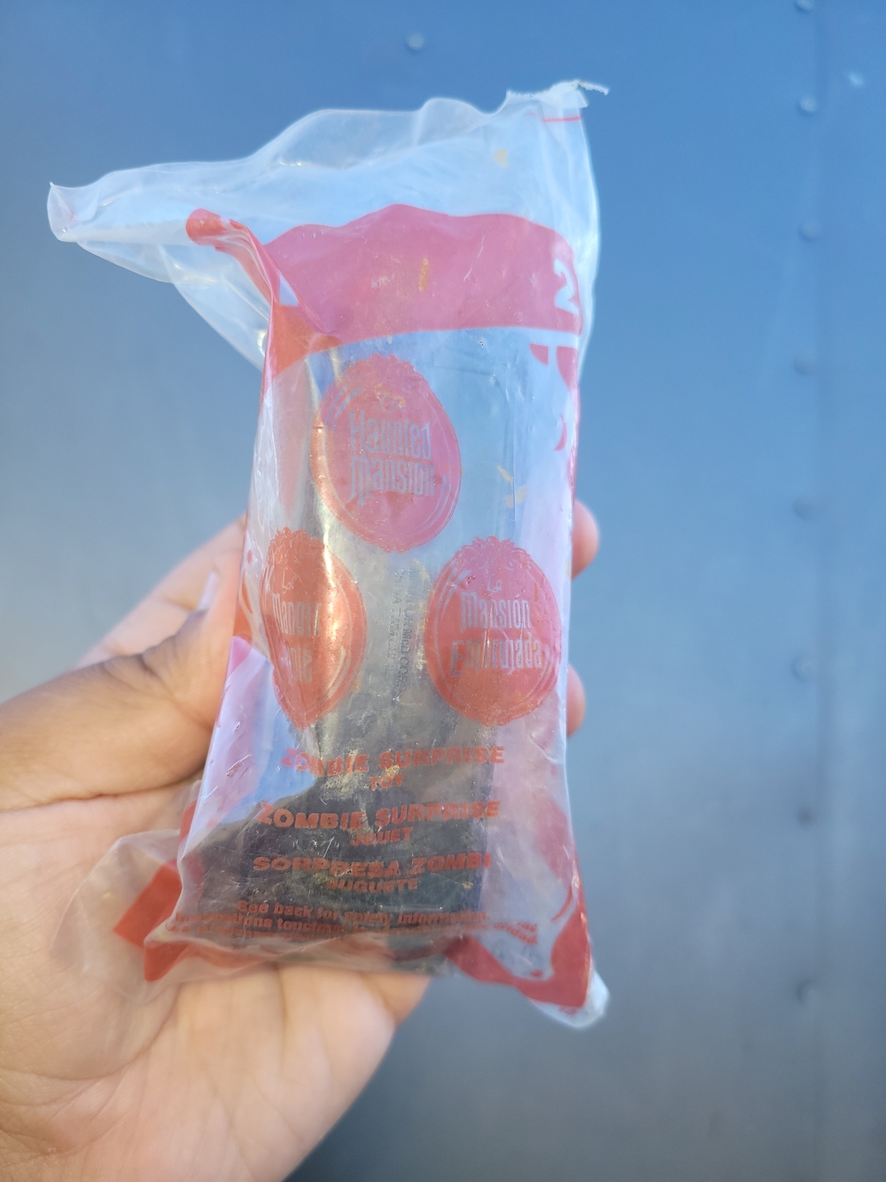 Haunted Mansion Zombie Surprise Coffin McDonald's Happy Meal Toy New '03 Disney